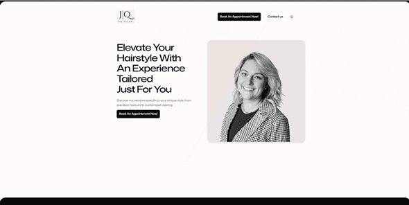 JQ The Salon website